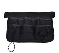 COSMOS Black Color Multi-function Utility Waist Tool Kit Apron Bag Pouch Case Organizer with Adjustable Waist Strap