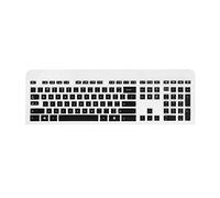 Cosmos Black Color Premium Silicone Keyboard Cover Skin Case Protector for Logitech Wireless Keyboard MK520 & MK520r