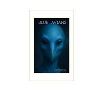 COSMOS BLUE AVIANS: Galactic Grid Notebook for Starseeds, Spiritual Journaling and Reflection. Diary of the Universe.