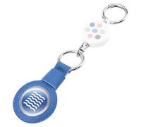 Cosmos Cruise Medallion Holder Accessories for Ocean Medallion Tag Compatible with Princess Cruise Medallion, Retractable Keychain Badge Reel with Key Ring (Blue)