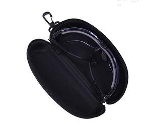 COSMOS EVA Hard Protection Travel Case for Howard Leight by Honeywell Genesis Sharp-Shooter Safety Eyewear Glasses (R-03570) (BLACK)