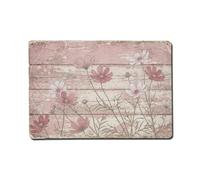 Cosmos Flower Vintage Illustration Metal Tin Sign
