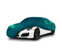 Cosmos - Indoor Car Cover compatible with main Compact Saloon models, Elastic, Breathable and Dustproof Fabric, Soft Lining, Snug Fit, Green