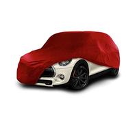Cosmos - Indoor Car Cover compatible with main Hatchback models, Elastic, Breathable and Dustproof Fabric, Soft Lining, Snug Fit, Red