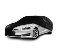 Cosmos - Indoor Car Cover compatible with main Large Saloon models, Elastic, Breathable and Dustproof Fabric, Soft Lining, Snug Fit, Black