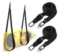 Cosmos Kayak Wall Hanging Storage Strap Adjustable Kayak Hoist Sling Strap Kayak Storage Accessories Hanger Strap for Indoor & Outdoor Storing of Kayak Surfboard Canoe SUP Paddle Board in Garage Beach