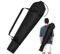 Cosmos Lacrosse Equipment Carrying Bag Holds 2 Sticks, Portable Lacrosse Essentials Storage Pouch with Adjustable Shoulder Strap, Black, L (46" Length)