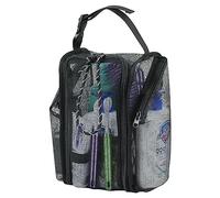 Cosmos Mesh Shower Caddy Toiletry Organizer Hanging Shower Tote Bag, Quick Dry Shower Organizer Portable Bath Bag with Durable Zippers & Side Pockets for Travel, Gym, Swimming, Beach and Camp