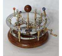 Cosmos Museum 12" Orrery - Handcrafted Mechanical Solar System Model with Earth, Mars & Moons | Luxury Vintage Decor | Celestial Masterpiece for Astronomy Enthusiasts, Collectors & Space Lovers