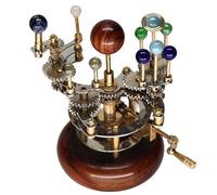 Cosmos Museum Luxury Vintage Brass Orrery - Exquisite Brass Planetary Gear Mechanism | Astronomical Desk Ornament | Solar System Model (Desk Solar System Model)