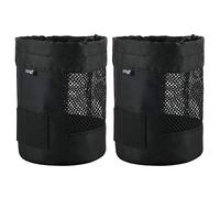 Cosmos Pack of 2 Golf Balls Storage Bag Golf Ball Pouch Drawstring Nylon Mesh Net Pouch Bag for Golf Club Ball Organizer