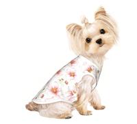 Cosmos Petal Glow Dog Tshirt Soft Mesh Breathable Sleeveless Tank