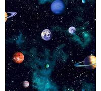 Cosmos Space Wallpaper Arthouse Charcoal One Size
