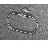 Cosmos Tec Towel Ring Metal Stainless Steel Look Matte Brushed Rustproof