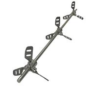 Cosmostar Stainless Steel Mixing Expandable Blade 55 Gallon Paint Mixer Stirring Propeller Tools for Paint Epoxy, Resin, Silicone Stirrer Paddle with ⌀0.47” Shaft Rod & Blade OD ⌀ 6” (3 Blades)