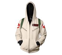COSMOVIE Anime Unisex Hoodie Adult Sweatshirt 3D Printed Backpack Zip Up Jackets Coat, As Shown, XL