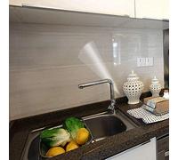 COSNIGHT Clear Wallpaper Kitchen Oil Proof Waterproof Sticker Self Adhesive Vinyl Film High Temperature Resistant Transparent Paper Removable Paper for Cupboard Doors Walls Kitchen 11.8In*118In