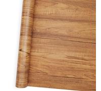 COSNIGHT Wood Grain Contact Paper Peel and Stick Wallpaper Self Adhesive Wall Paper for Countertop Drawer Shelf Liner Cabinet Easy to Clean 15.7In x 118In