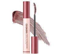 COSNORI Perfect Setting Waterproof Long&Curl 06 Urban Red Eyelash Mask Long Lasting Blurbable Burgundy Korean Waterproof Long Eyelashes