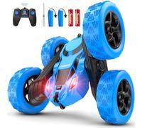 cosone Remote Control Car RC Cars for Kids Toys Rechargeable 360° Rotating 2.4Ghz RC Stunt Car for Kids Birthday Gift for 6+ Years Old Boy Gift Ideas(Blue-N)