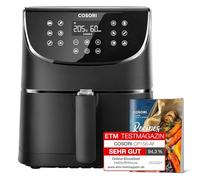 COSORI Air Fryer 5.5L Capacity,Oil Free, Energy and Time Saver with 11 Presets with 100 Recipes Cookbook, Non-Stick, Dishwasher Safe Basket,1700-Watt, CP158-AF, Black