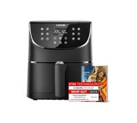 COSORI Air Fryer 5.5L Capacity,Oil Free, Energy and Time Saver with 11 Presets with 100 Recipes Cookbook, Non-Stick, Dishwasher Safe Basket