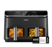 COSORI Dual Air Fryer 8.5L Family Size 8 In 1 Air Fry Roast Bake Reheat