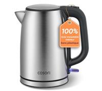 COSORI Electric Kettle, Plastic-Free Interior, 2 Lid Opening Angles, Easy to Clean, Automatic Shut Off & Boil-Dry Protection, Stainless Steel Tea Kettle, Hot Water Boiler & Heater,1500W