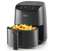 COSORI Small Air Fryer, 2L, Led Touch-control Display, 900W, 53% Faster, Nonstick and Dishwasher Safe, 30 Online Recipes, Low Noise, 97% Less Oil, Black