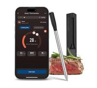 COSORI Smart Wireless Meat Thermometer Probe, Bluetooth Food Thermometer with Accurate Sensors and Smart App, for Oven Grill Kitchen BBQ Smoker and Air Fryer