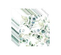 COSORO 20Pcs Sage Green Eucalyptus Napkins Serviettes,Sage Green Party Decorations Napkin Tissue Eucalyptus Leaf Paper Napkins for Birthday Baby Shower Boho Wedding Engagement Baptism Party Supplies