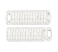 COSORO 30 Rolls White Curling Ribbon 5mm for Balloons, 300m Shiny Crimped String for Gift Wrapping, Crafting, Florist Flower, Christmas, Birthday