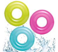 COSORO 76cm Inflatable Pool Floats Rubber Ring for Kids,3pcs Swimming Ring Tube,Inflatable Pool Ring Swim Ring Floaties,Pool Inflatables for Kids Girls Boys Swimming Pool Toys Summer Beach Water Party
