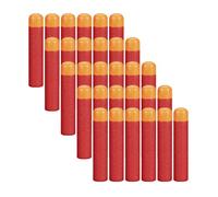 COSORO 9.5cm Red Foam Dart Refill Bullets Pack for Nerf N-strike Elite Mega Series Blasters Kids Toy Guns (30pcs)