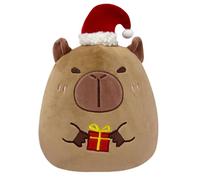 COSORO 9.8 Inch Christmas Plush Toy Capybara, Soft Plush Toy, Cute Cuddly Toy, Rag Doll, Plush Cushion Toy for Christmas Decoration, Christmas Capybara Dolls Plush Toy