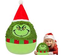 COSORO Dr. Seuss Grinch Dolls Plush Toy, 25cm Green Christmas Plushie, Stuffed Toy for Kids & Home Decor