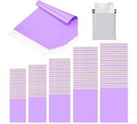 COSORO Purple Mailing Bags Mixed Sizes Vinted Shipping Postage Bags for Clothes,50pcs Packaging Bag Poly Postal Self Seal Parcel Delivery Bag Mailing Plastic Envelopes for Posting Clothes