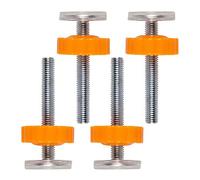 COSORO Stair Gate Spares Wall Fixings-4 Pack M10 Pressure Baby Gates Threaded Spindle Rods Walk Thru Gates Accessory Screw Bolts for Baby and Pet Safety Gates, Pressure Mounted Gates Replacement Set