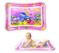 COSORO Tummy Time Mat Inflatable Water Mat for Babies,70*50cm Pink Mermaid Water Cushion Baby Inflatable Water Play Mat Sensory Toy for Infants,Toddlers Baby Toys 3-12 Months Newborn Girls Boys Gifts