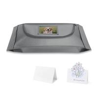 COSOWO Small Pet Burial Bag Dignified & Leak-Proof Deceased Pet Body Bag for Rabbits, Kittens, and Small Dogs Includes Memorial Keepsake Card for Final Goodbye, Light Grey, S