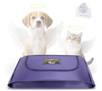 COSOWO Small Pet Burial Bag Dignified & Leak-Proof Deceased Pet Body Bag for Rabbits, Kittens, and Small Dogs Includes Memorial Keepsake Card for Final Goodbye, Navy, M