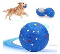 COSOWO Smart Interactive Dog Ball Self-Rolling, Bouncing & Vibrating Puppy Toy for Small/Medium Dogs, Automatic Motion Engages Play, Reduces Anxiety & Boredom (Chew-Proof Design), Blue