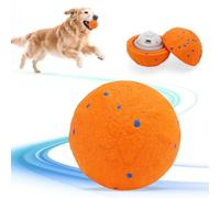 COSOWO Smart Interactive Dog Ball Self-Rolling, Bouncing & Vibrating Puppy Toy for Small/Medium Dogs, Automatic Motion Engages Play, Reduces Anxiety & Boredom (Chew-Proof Design), Orange