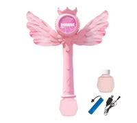 Cosplay Accessory - Dream 35cm LED Light Bubble Machine | Electronic Bubble Maker with Sound for Kids, in the Yard, Birthday Celebration,
