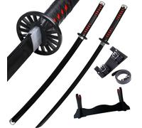 Cosplay Anime Sword - Demon Slayer Sword 41 Inch with Sword Stand and Belt, Katana Replica Sword, Perfect for Cosplay, Anime, Original Texture, Stage Performance and as a Gift
