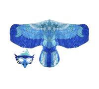 Cosplay Bird Masque, Immersive Animal Costume Prop, Elastic Strap Face Masques with Detailed Wing Design, Theatrical Accessory, Costume Masque with Realistic Style, Stage Wear for Carnival, Halloween