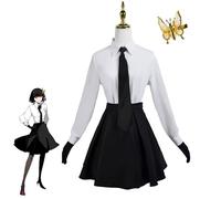 Cosplay Costume Bungou Stray Dogs Cosplay Outfit Anime Costume Halloween Party Carnival Costumes For Adult Men Women(Size:S,Color:Akiko Yosano)
