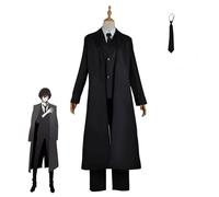Cosplay Costume Bungou Stray Dogs Cosplay Outfit Anime Costume Halloween Party Carnival Costumes For Adult Men Women(Size:M,Color:Osamu Dazai A)
