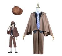Cosplay Costume Bungou Stray Dogs Cosplay Outfit Anime Costume Halloween Party Carnival Costumes For Adult Men Women(Size:XXL,Color:Ranpo Edogawa)