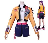 Cosplay Costume for Girl, 3 Pieces De-mon Hunters Costume, Halloweens Fancy Cosplay Costumes For Kids Holiday Carnival Parties Dress Up, School Performance
